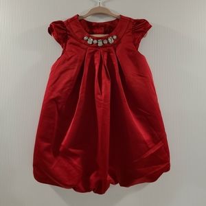 Red bubble dress